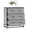 vidaXL Sideboard Grey Sonoma Κατασκευασμένο ξύλο και μέταλλο