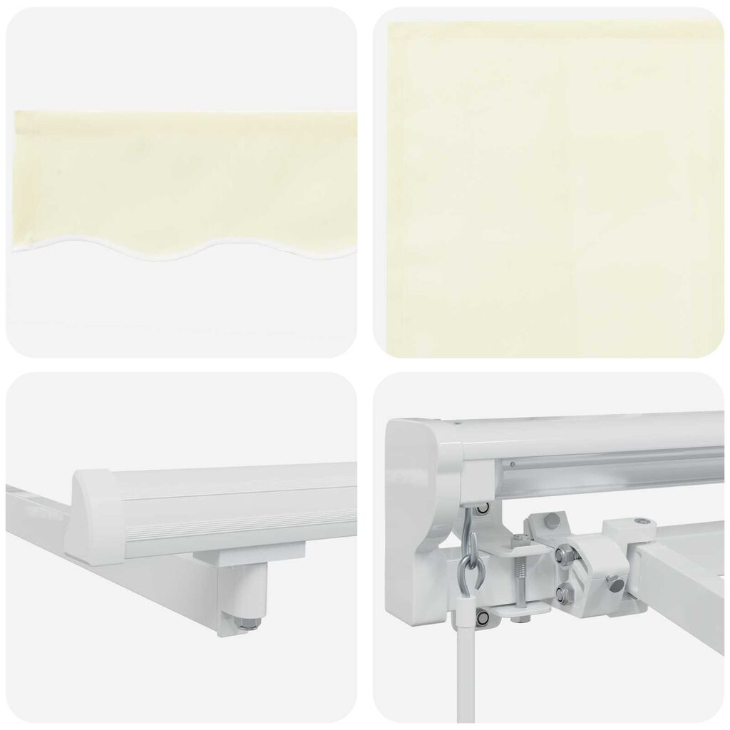vidaXL Σκηνίτσα Αναδιπλούμενη Κρεμ 250x200 cm