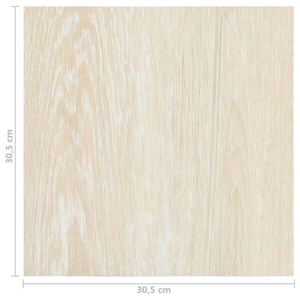 vidaXL Δάπεδο Αυτοκόλλητο Μπεζ 20 Τεμαχίων 1,86 μ² από PVC