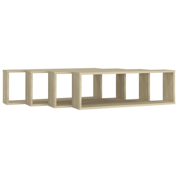 vidaXL &Rho;ά&phi;&iota;&alpha; &Kappa;ύ&beta;&omicron;&iota; &Tau;&omicron;ί&chi;&omicron;&upsilon; 4 &tau;&epsilon;&mu;. Sonoma &Delta;&rho;&upsilon;&sigmaf; 80x15x26,5&epsilon;&kappa;. &Epsilon;&pi;&epsilon;&xi;. &Xi;ύ&lambda;&omicron;