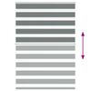 vidaXL Ζέβρα τυφλή Σκούρο Γκρι Πλάτος υφάσματος 110,9 εκ. Πολυεστέρας