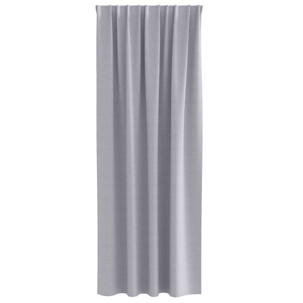 vidaXL Κουρτίνες 2 pcs Μεταλλικό Γκρι 245 x 140 εκ. Πολυεστέρας