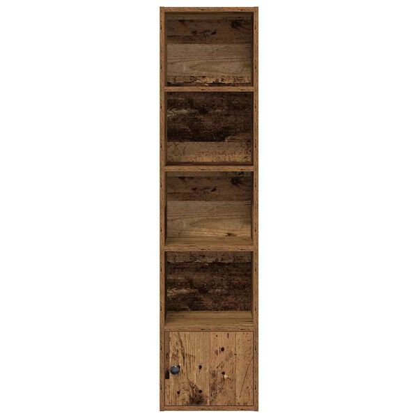 vidaXL Βιβλιοθήκη Όψη Παλαιού Ξύλου 31x24x127 εκ. Επεξεργασμένο Ξύλο