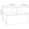 vidaXL Κομοδίνα Κρεμαστά 2 τεμ. Sonoma Δρυς 40x31x27 εκ. Επεξ. Ξύλο