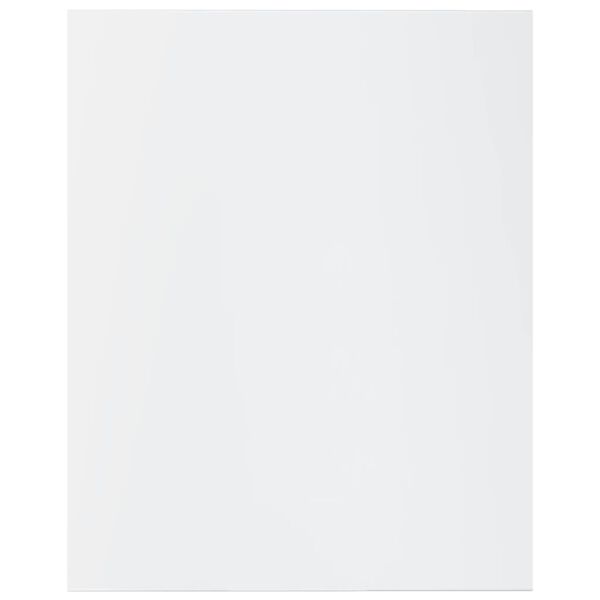 vidaXL Ράφια Βιβλιοθήκης 4 τεμ. Γυαλ. Λευκό 40x50x1,5 εκ. Επεξ.Ξύλο
