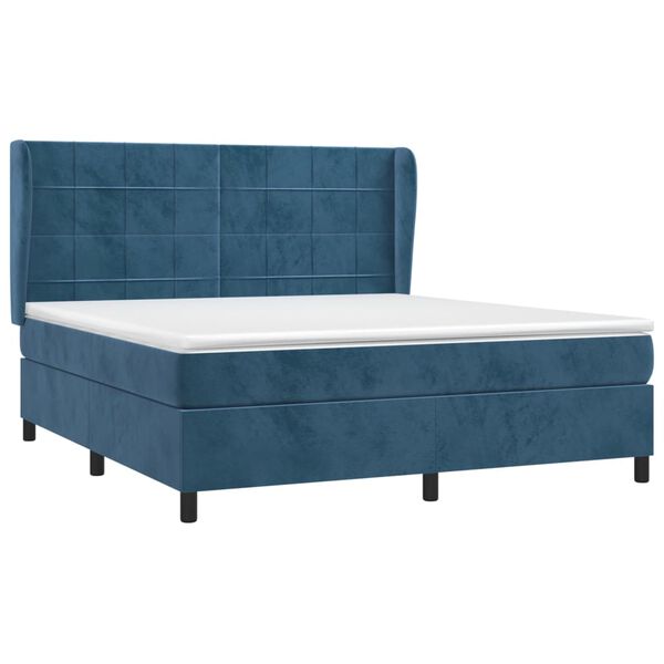 vidaXL &Kappa;&rho;&epsilon;&beta;ά&tau;&iota; Boxspring &mu;&epsilon; &Sigma;&tau;&rho;ώ&mu;&alpha; &Sigma;&kappa;&omicron;ύ&rho;&omicron; &Mu;&pi;&lambda;&epsilon; 160x200 &epsilon;&kappa;. &Beta;&epsilon;&lambda;&omicron;ύ&delta;&iota;&nu;&omicron;