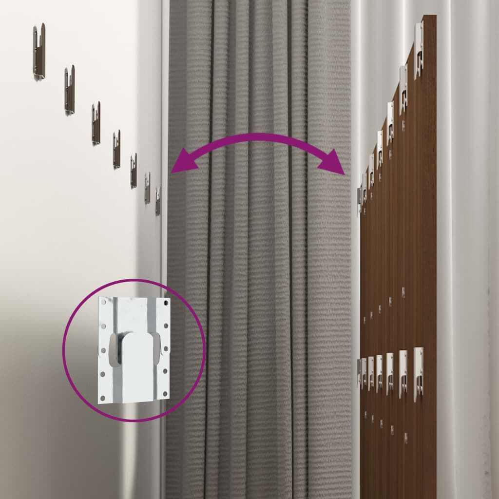 vidaXL Κεφαλάρι Κρεβατιού Καφέ Δρυς 240x1,5x80 εκ. Επεξεργασμένο Ξύλο