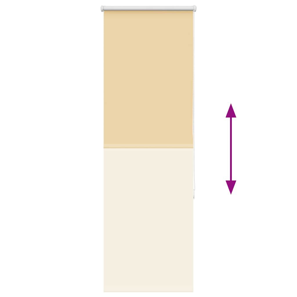vidaXL Ρολέρ Μπλακάουτ Μπεζ 40x130 cm Πλάτος υφάσματος 35,7 cm