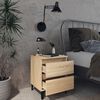 vidaXL Κομοδίνα 2 τεμ. Sonoma Δρυς 40 x 35 x 50 εκ. από Επεξ. Ξύλο
