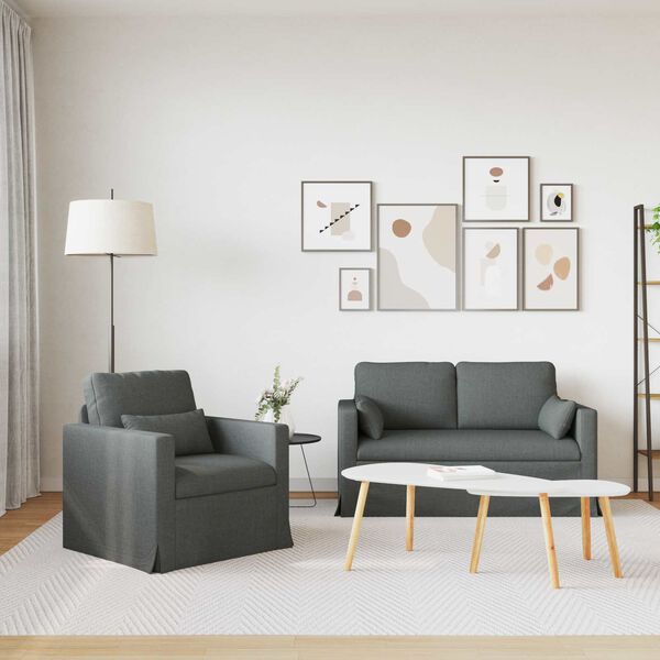 vidaXL &Kappa;&alpha;&nu;&alpha;&pi;έ&sigmaf; 2 pcs &Sigma;&kappa;&omicron;ύ&rho;&omicron; &Gamma;&kappa;&rho;&iota;