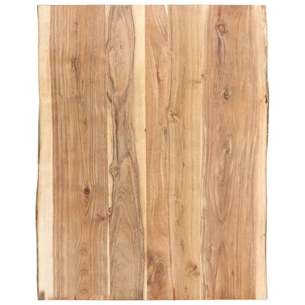 vidaXL Επιφάνεια Τραπεζιού 80 x (50-60) x 3,8 εκ. Μασίφ Ξύλο Ακακίας