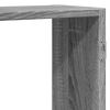vidaXL Ραφιέρα Τοίχου Γκρι Sonoma 129x18x42 εκ. Επεξεργασμένο Ξύλο