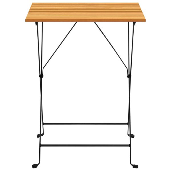 vidaXL Τραπέζι Bistro 55 x 54 x 71 εκ. από Μασίφ Ξύλο Ακακίας
