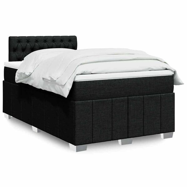vidaXL &Kappa;&rho;&epsilon;&beta;ά&tau;&iota; Boxspring &mu;&epsilon; &Sigma;&tau;&rho;ώ&mu;&alpha; &Mu;&alpha;ύ&rho;&omicron; 120x200 &epsilon;&kappa;. &Upsilon;&phi;&alpha;&sigma;&mu;ά&tau;&iota;&nu;&omicron;