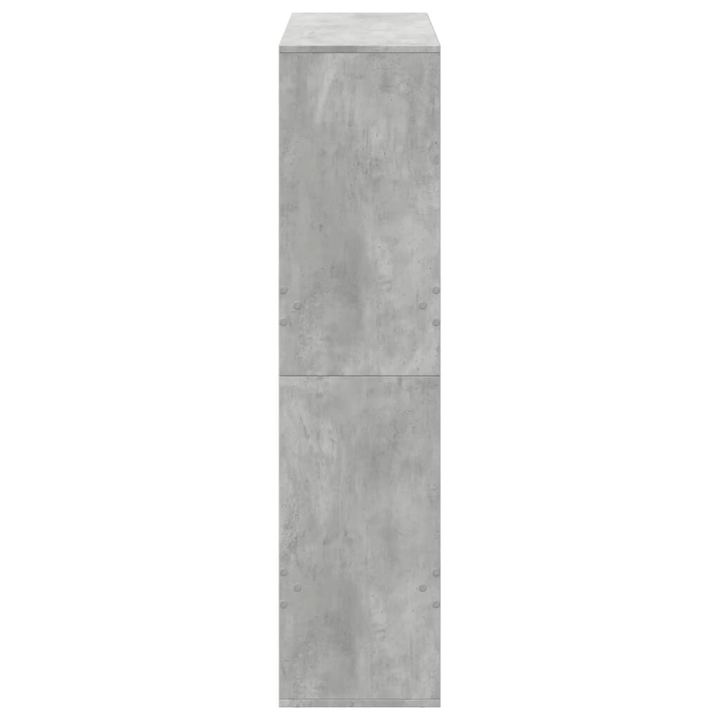 vidaXL Βιβλιοθήκη/Διαχωριστικό Χώρου Γκρι 100x33x135 εκ. Επεξ. Ξύλο