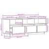 vidaXL Έπιπλο Τηλεόρασης Καφέ Κεριού 140x37x50 εκ. Μασίφ Ξύλο Πεύκου