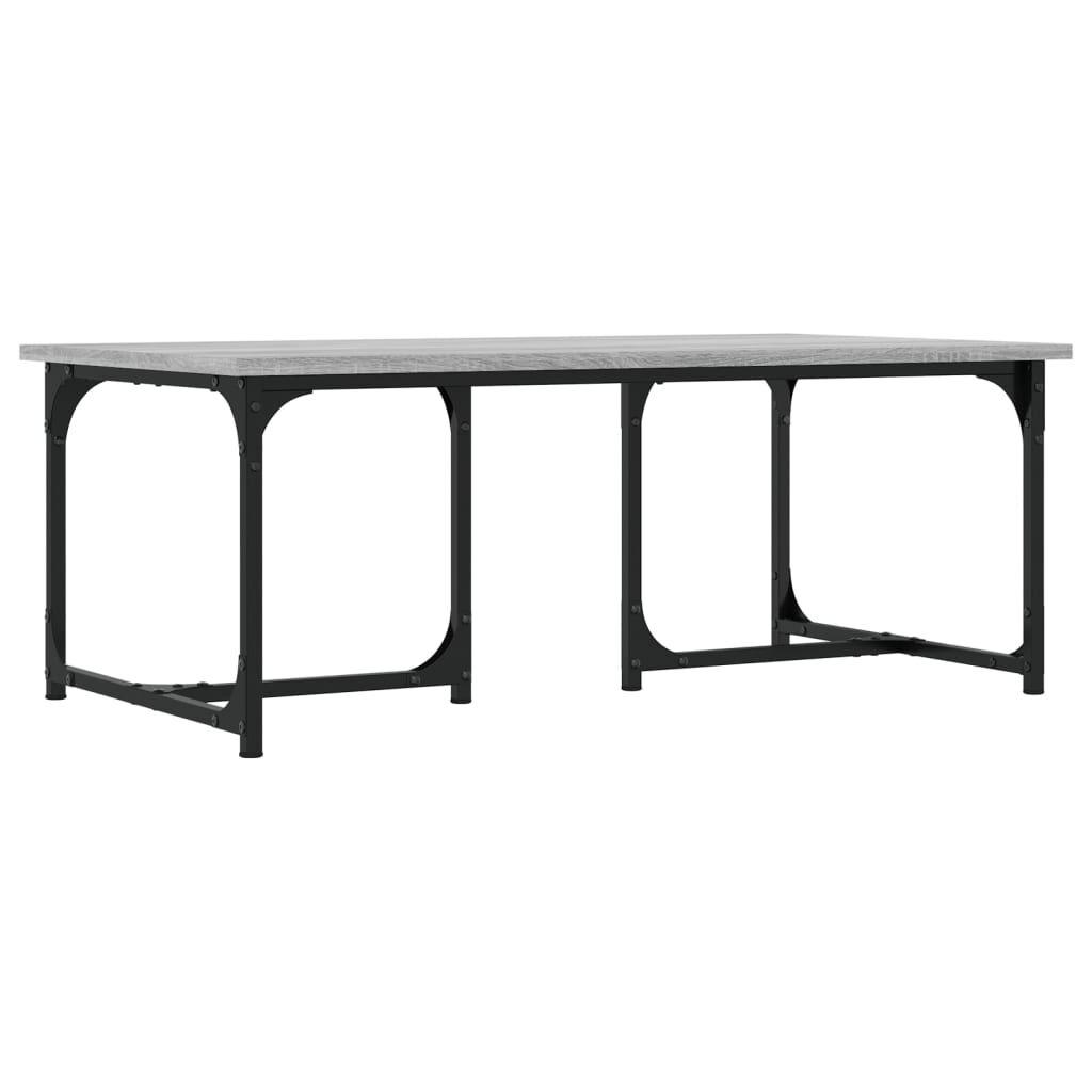 vidaXL Τραπεζάκι Σαλονιού Γκρι Sonoma 90x50x35 εκ. Επεξεργασμένο Ξύλο