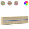 vidaXL Έ&pi;&iota;&pi;&lambda;&omicron; &Tau;&omicron;ί&chi;&omicron;&upsilon; &Tau;&eta;&lambda;&epsilon;ό&rho;&alpha;&sigma;&eta;&sigmaf; &mu;&epsilon; LED Sonoma &Delta;&rho;&upsilon;&sigmaf; 180x31x45 &epsilon;&kappa;.