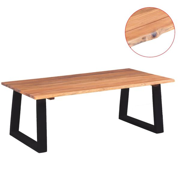 vidaXL Τραπεζάκι Σαλονιού 110 x 60 x 40 εκ. από Μασίφ Ξύλο Ακακίας