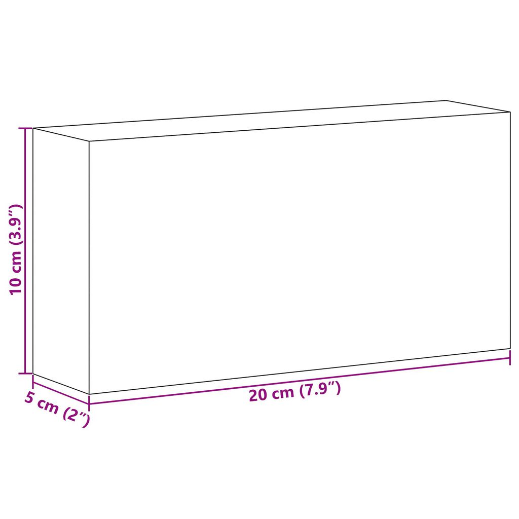 vidaXL Ροζ Αλατόπετρες 10 τεμάχια 20x10x5 εκ. 23 κιλά