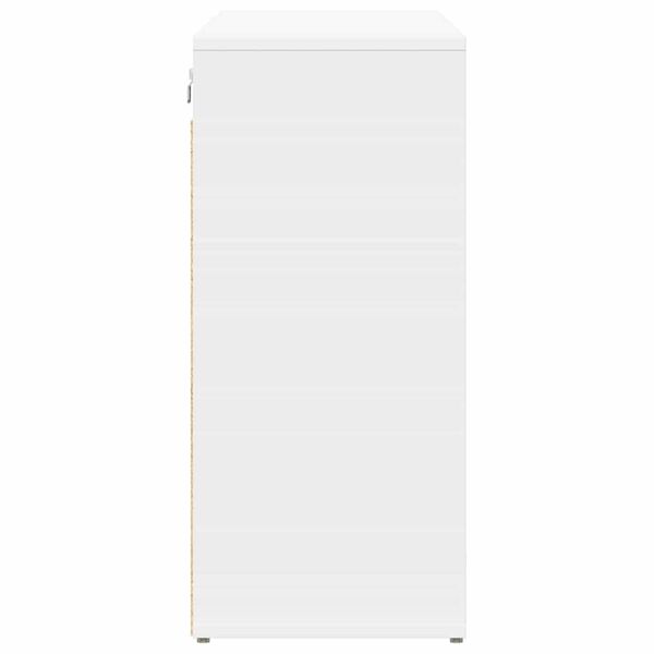 vidaXL Ντουλάπα Παπουτσιών Λευκό 103 x 30 x 67 εκ. Επεξεργασμένο ξύλο
