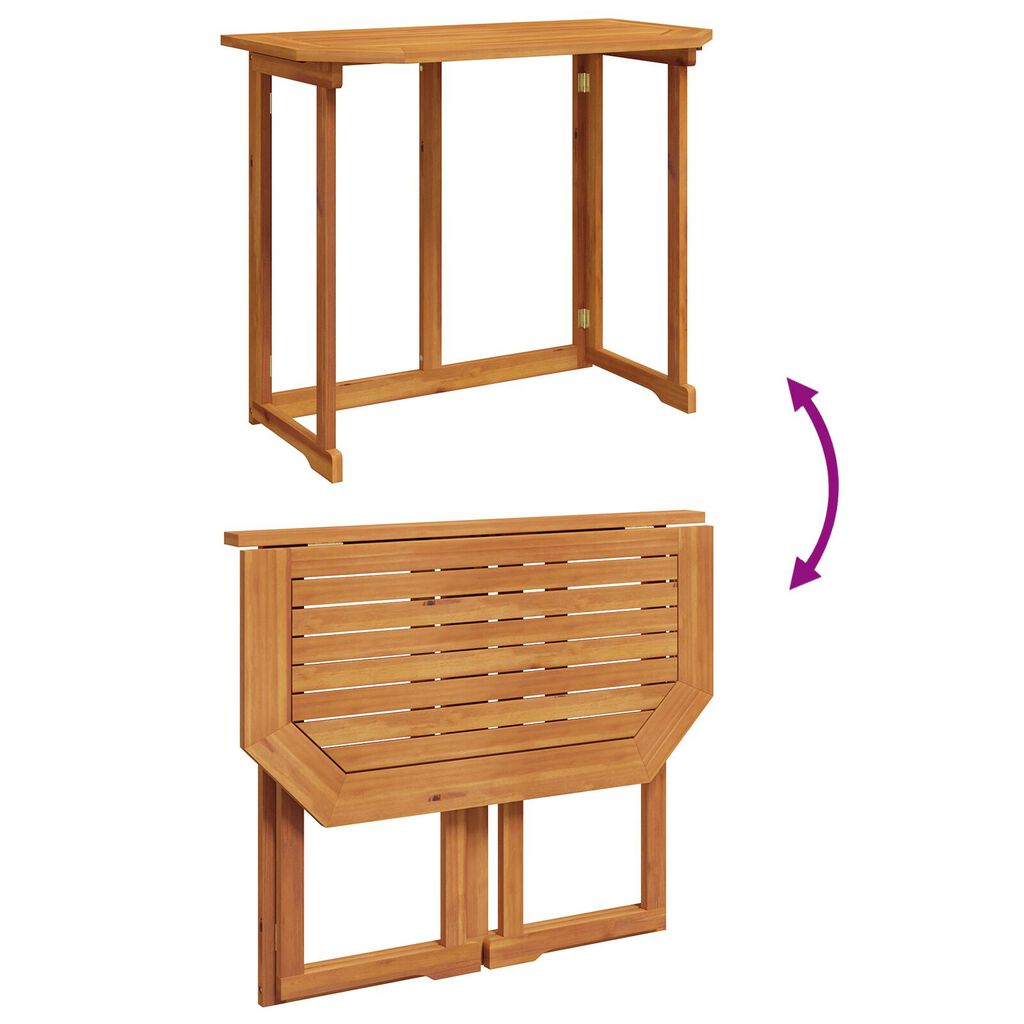 vidaXL 4 Piece Garden Dining Set Solid Wood Acacia