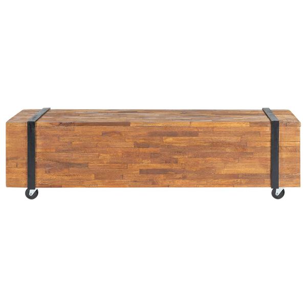 vidaXL Έπιπλο Τηλεόρασης 110 x 30 x 32,5 εκ. από Μασίφ Ξύλο Teak