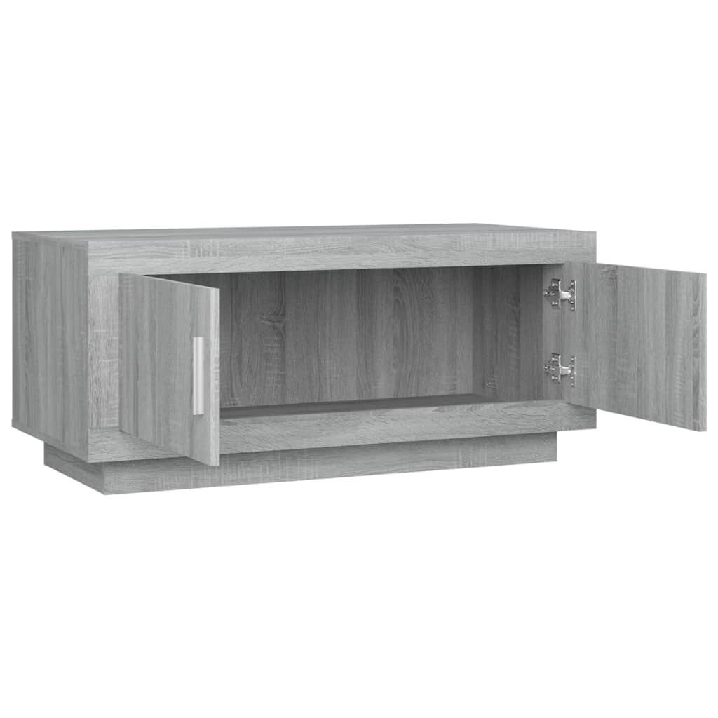 vidaXL Τραπεζάκι Σαλονιού Γκρι Sonoma 102x50x45 εκ. Επεξεργασμένο Ξύλο