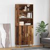 vidaXL Highboard &Pi;&alpha;&lambda;&iota;ό &Xi;ύ&lambda;&omicron; 69,5 x 32,5 x 180 &epsilon;&kappa; &Epsilon;&pi;&epsilon;&xi;&epsilon;&rho;&gamma;&alpha;&sigma;&mu;έ&nu;&omicron; &xi;ύ&lambda;&omicron;