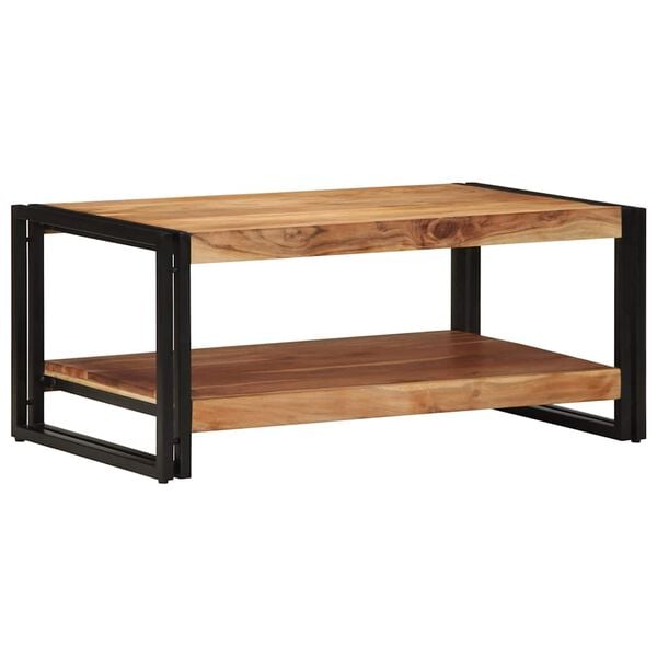 vidaXL Τραπεζάκι σαλονιού 90x50x38 cm μασίφ ξύλο ακακίας