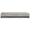 vidaXL Πλαίσιο Κρεβατιού Γκρι Σκυροδέματος 90x200 εκ. Επεξεργ. Ξύλο