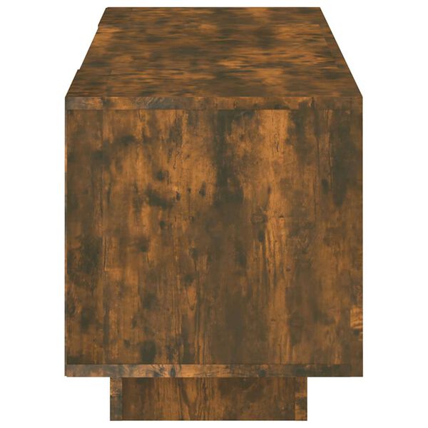 vidaXL Έπιπλο Τηλεόρασης με LED Καπνιστή Δρυς 160x35x40 εκ.