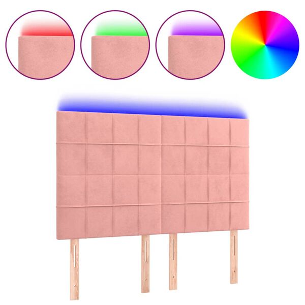 vidaXL &Kappa;&epsilon;&phi;&alpha;&lambda;ά&rho;&iota; &Kappa;&rho;&epsilon;&beta;&alpha;&tau;&iota;&omicron;ύ LED &Rho;&omicron;&zeta; 144x5x118/128 &epsilon;&kappa;. &Beta;&epsilon;&lambda;&omicron;ύ&delta;&iota;&nu;&omicron;