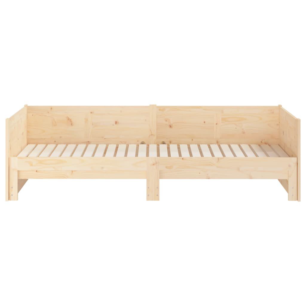 vidaXL Καναπές Κρεβάτι Συρόμενος 2x(90x200) εκ. από Μασίφ Πεύκο