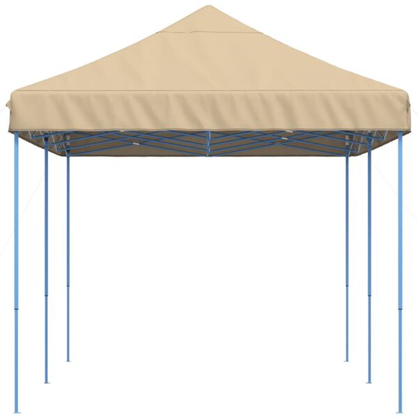 vidaXL Τέντα Εκδηλώσεων Πτυσσόμενη Pop-Up Μπεζ 580x292x315 εκ.