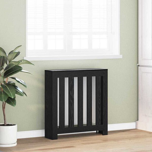 vidaXL Καπάκι Καλοριφέρ Μαύρη Οξυά 78 x 20 x 82 cm