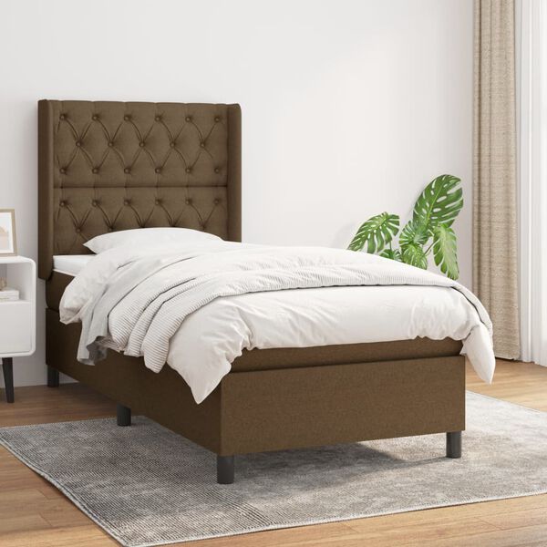 vidaXL &Kappa;&rho;&epsilon;&beta;ά&tau;&iota; Boxspring &mu;&epsilon; &Sigma;&tau;&rho;ώ&mu;&alpha; &Sigma;&kappa;&omicron;ύ&rho;&omicron; &Kappa;&alpha;&phi;έ 80x200 &epsilon;&kappa;. &Upsilon;&phi;&alpha;&sigma;&mu;ά&tau;&iota;&nu;&omicron;