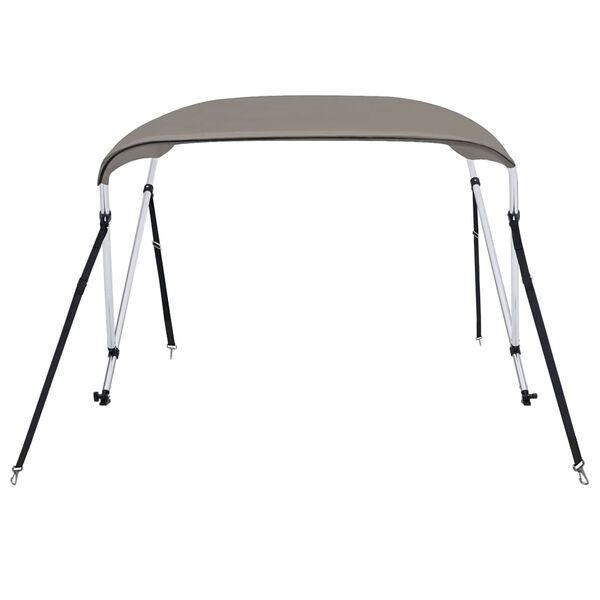 vidaXL Τέντα Σκάφους με 2 Αψίδες Γκρι 150x120x110 εκ.