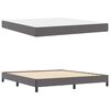 vidaXL Κρεβάτι με στρώμα Γκρι 180 x 200 cm Τεχνητό δέρμα