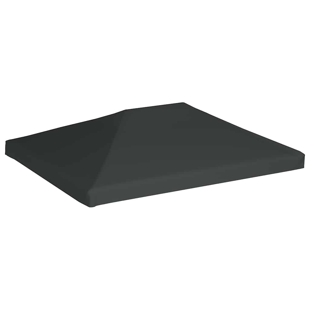 vidaXL Κάλυμμα για Κιόσκι Γκρι 4 x 3 μ. 310 γρ./μ²