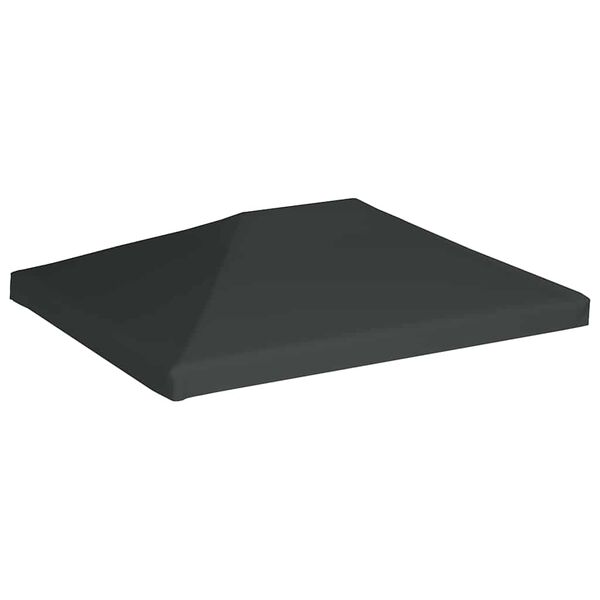 vidaXL Κάλυμμα για Κιόσκι Γκρι 4 x 3 μ. 310 γρ./μ²