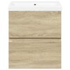 vidaXL Σετ Επίπλων Μπάνιου 2 Τεμαχίων Sonoma Δρυς Επεξεργασμένο Ξύλο