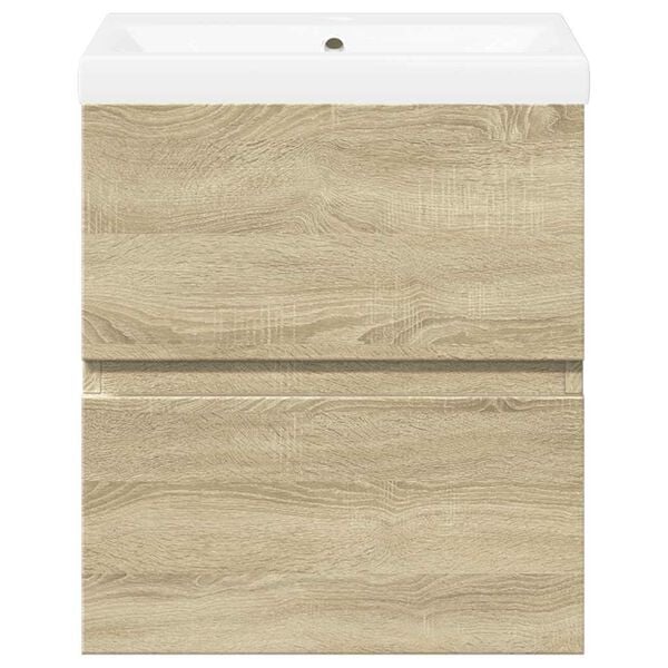 vidaXL Σετ Επίπλων Μπάνιου 2 Τεμαχίων Sonoma Δρυς Επεξεργασμένο Ξύλο