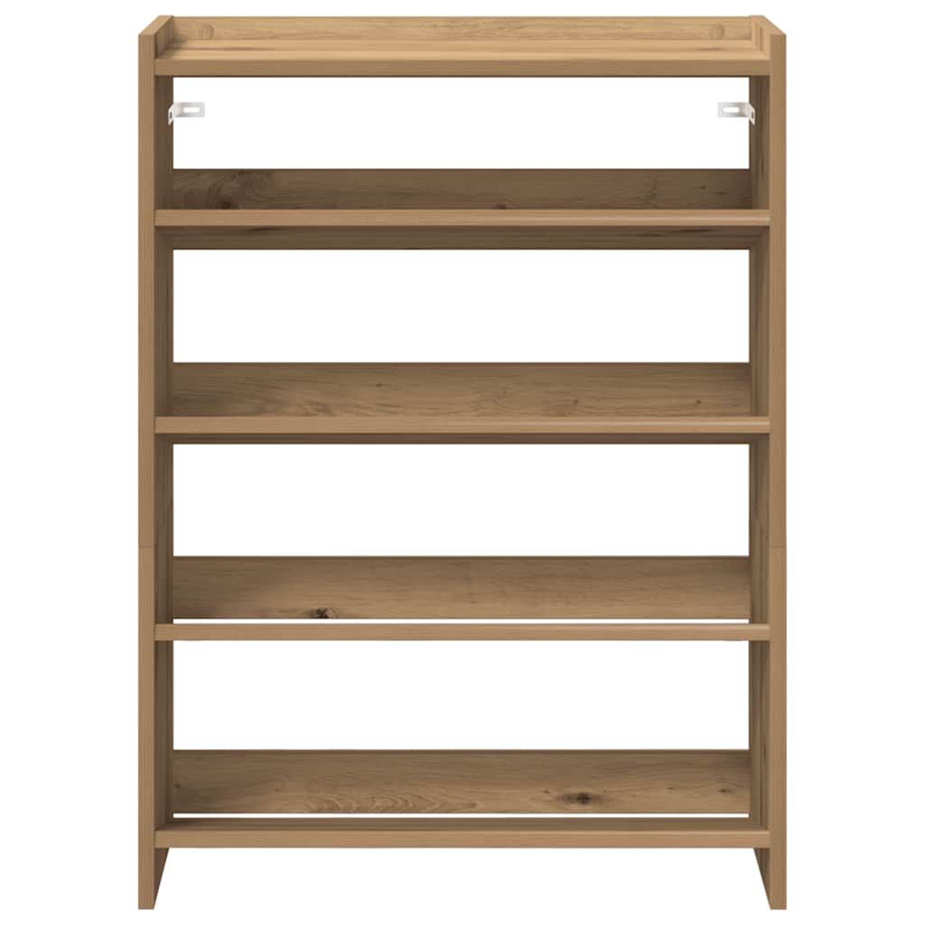 Ράφι παπουτσιών vidaXL Artisan Oak 60x25x81 cm Κατασκευασμένο ξύλο