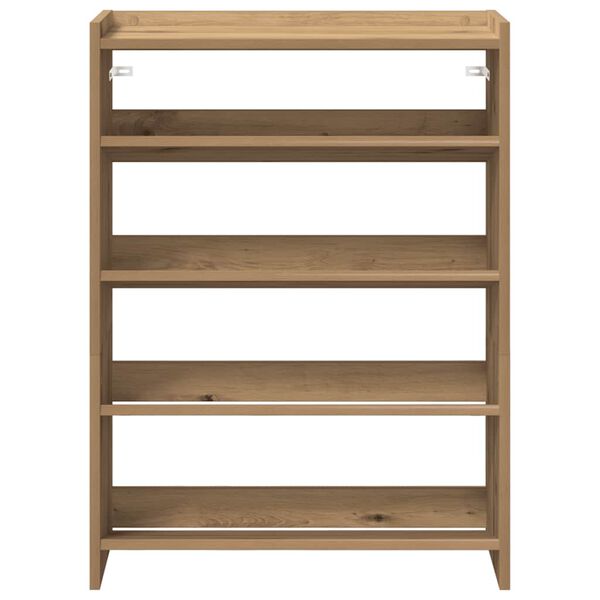 Ράφι παπουτσιών vidaXL Artisan Oak 60x25x81 cm Κατασκευασμένο ξύλο