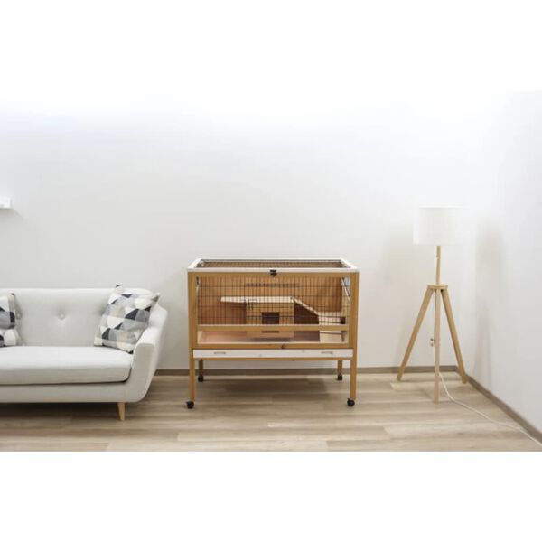 Kerbl Κλουβί Μικρών Ζώων Indoor Deluxe 115x60x92,5 εκ. Ξύλινο 82725
