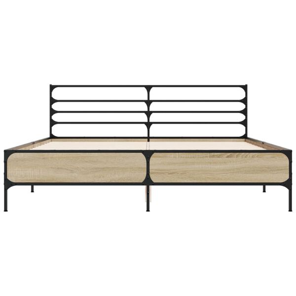 vidaXL &Pi;&lambda;&alpha;ί&sigma;&iota;&omicron; &Kappa;&rho;&epsilon;&beta;&alpha;&tau;&iota;&omicron;ύ Sonoma &Delta;&rho;&upsilon;&sigmaf; 150x200 &epsilon;&kappa;. &Epsilon;&pi;&epsilon;&xi;. &Xi;ύ&lambda;&omicron; & &Mu;έ&tau;&alpha;&lambda;&lambda;&omicron;