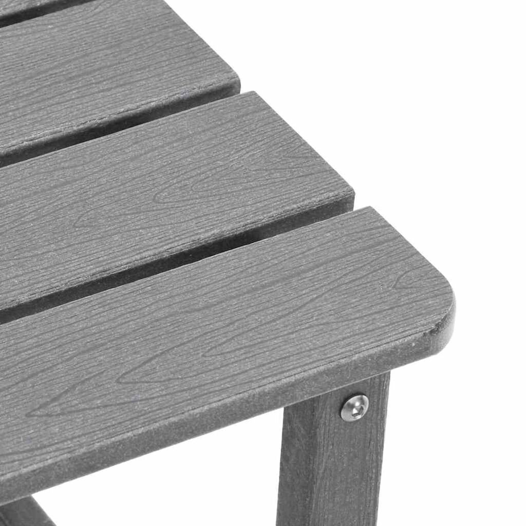 vidaXL Κουνιστή Καρέκλα Κήπου 3 pcs Ανοιχτό γκρι 38 x 38 x 46cm