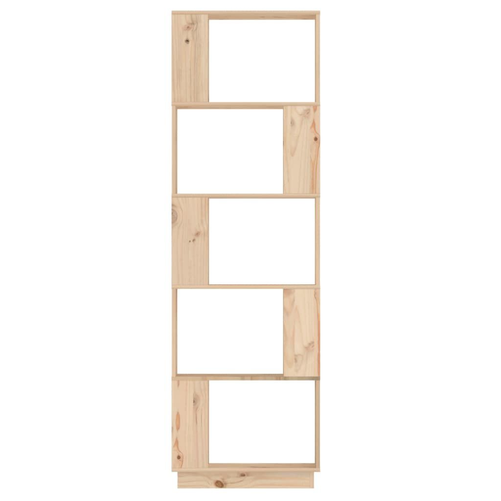 vidaXL Βιβλιοθήκη/Διαχωριστικό Χώρου 51x25x163,5 εκ. Μασίφ Ξύλο Πεύκου