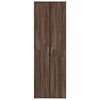 vidaXL Ντουλάπα Καφέ Δρυς 60 x 35 x 180 εκ. από Επεξ. Ξύλο